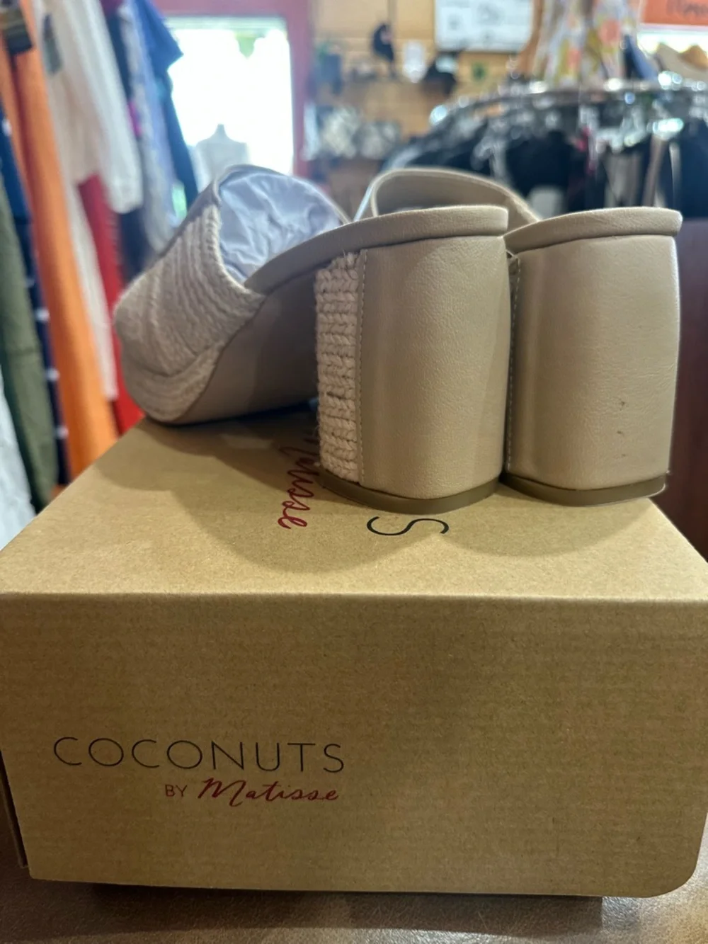 Coconuts by Matisse Beaufort Espadrille Slide Sandals NWT size 7 (quantity 2) - Picture 6 of 8
